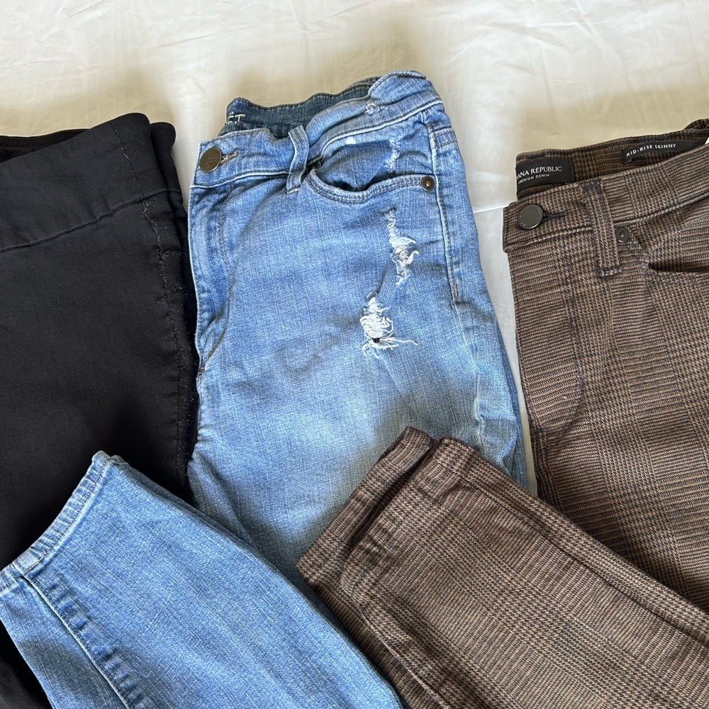 Bundle different brand pants Banana Republic and others